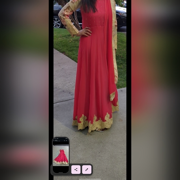 Pakistani Indian dress two piece - Picture 3 of 5